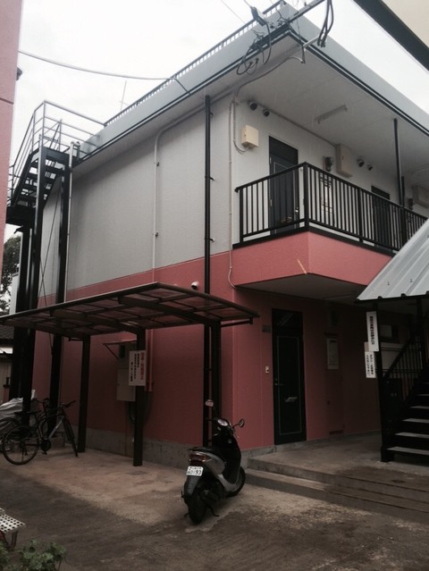 熊本市中央区黒髪　Ｒアパート外壁塗装工事サムネイル