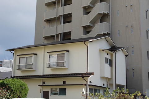 熊本市中央区水前寺　N様邸外壁塗装及びガルバニウム鋼板屋根葺き替え工事サムネイル