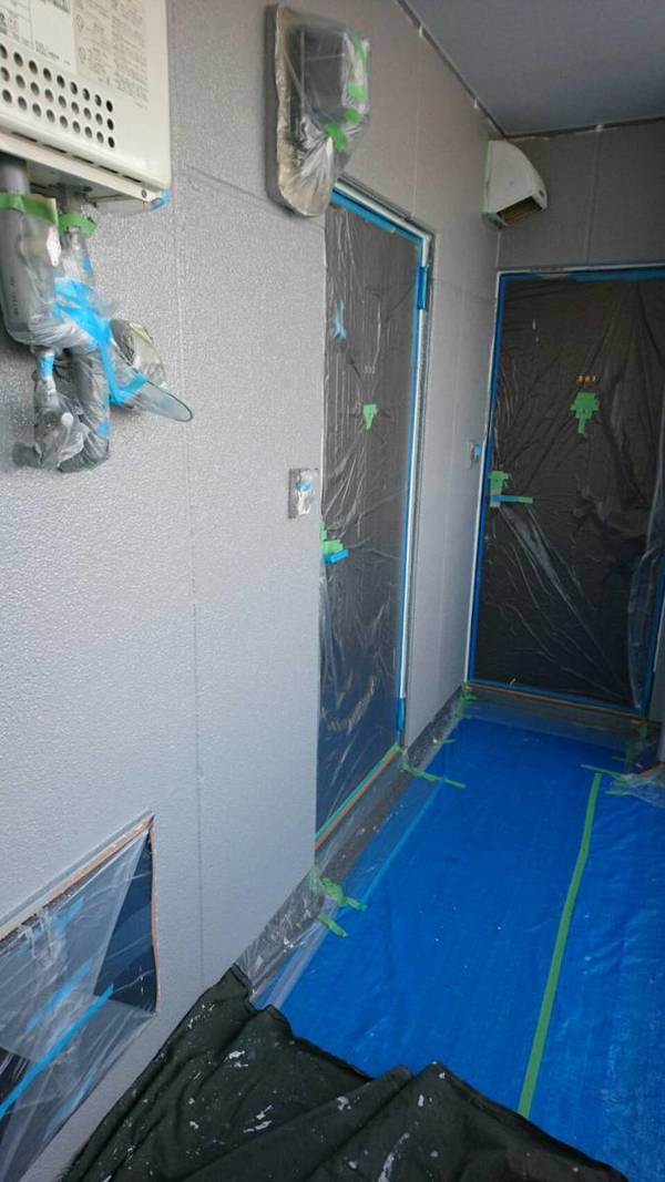 熊本市西区蓮台寺　アパート外壁塗装工事サムネイル