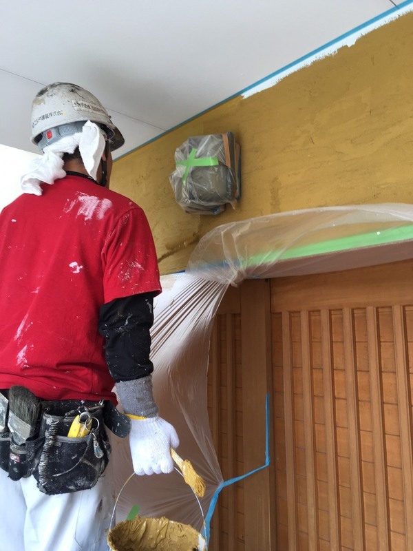 熊本市　楡木　店舗　外壁塗装工事サムネイル