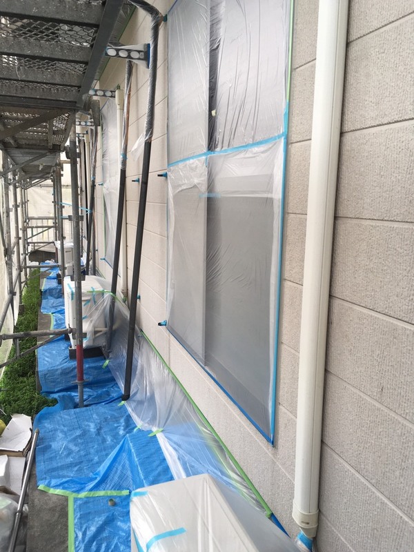 熊本市熊本市西区花園　Fアパート　屋根外壁塗装工事サムネイル