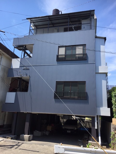 熊本市西区島崎 Ｎ様　アパート外壁塗装工事サムネイル