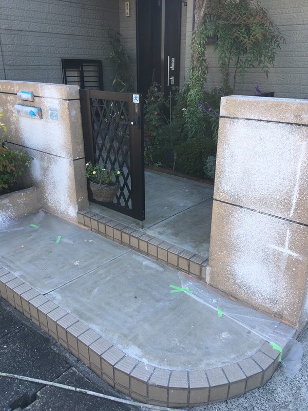 熊本市　外塀及び基礎補強塗装工事サムネイル