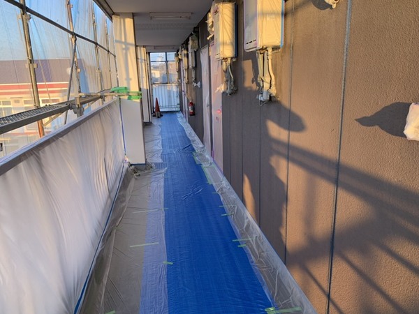熊本市中央区帯山　マンション外壁塗装工事サムネイル