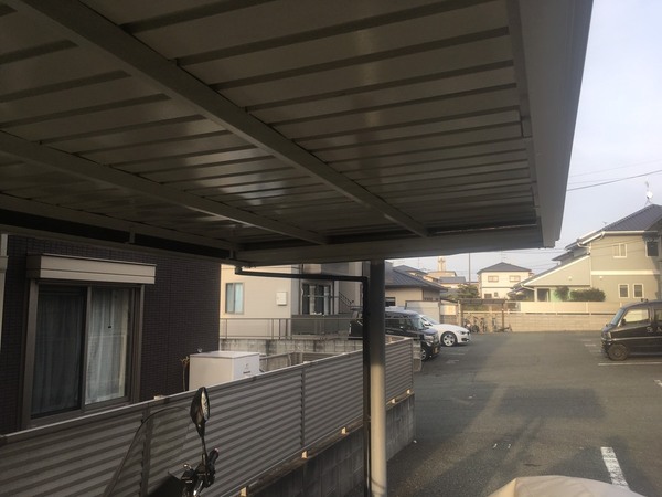 熊本市東区戸島西　アパート屋根外壁塗装工事サムネイル