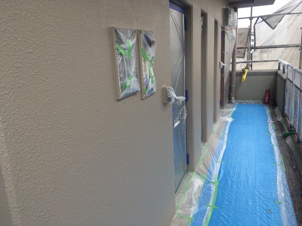 熊本市東区保田窪　マンション外壁塗装工事サムネイル