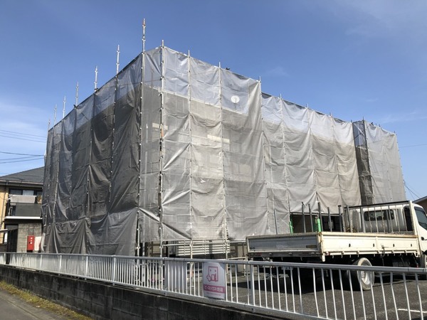熊本市南区　Pアパート屋根外壁塗装工事サムネイル