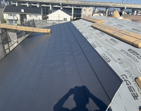 熊本市南区 N様邸 屋根葺き替え工事  新規屋根設置