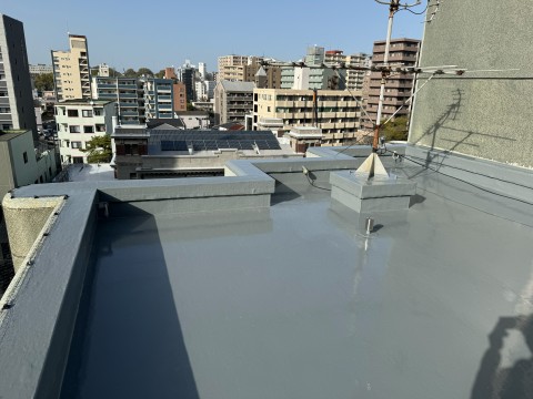熊本市中央区 マンション  外壁塗装及び屋上防水工事サムネイル