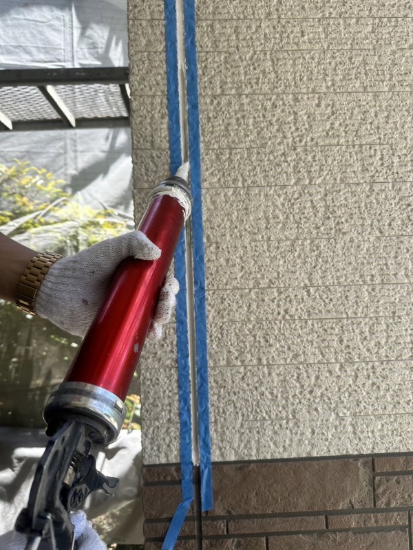 熊本市中央区 E様邸 屋根外壁塗装工事　シーリング打設工事サムネイル